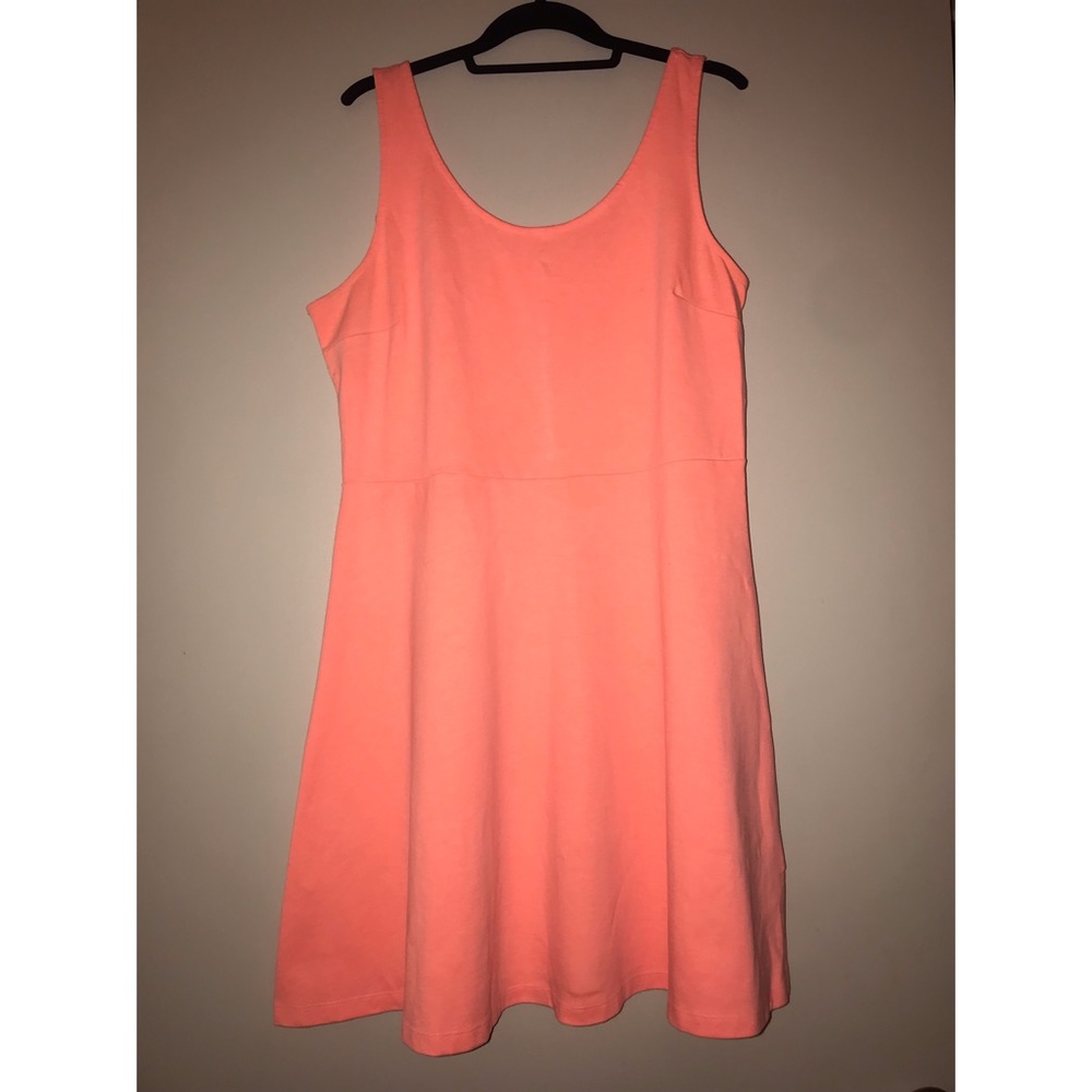 Bright Orange Cotton Sundress